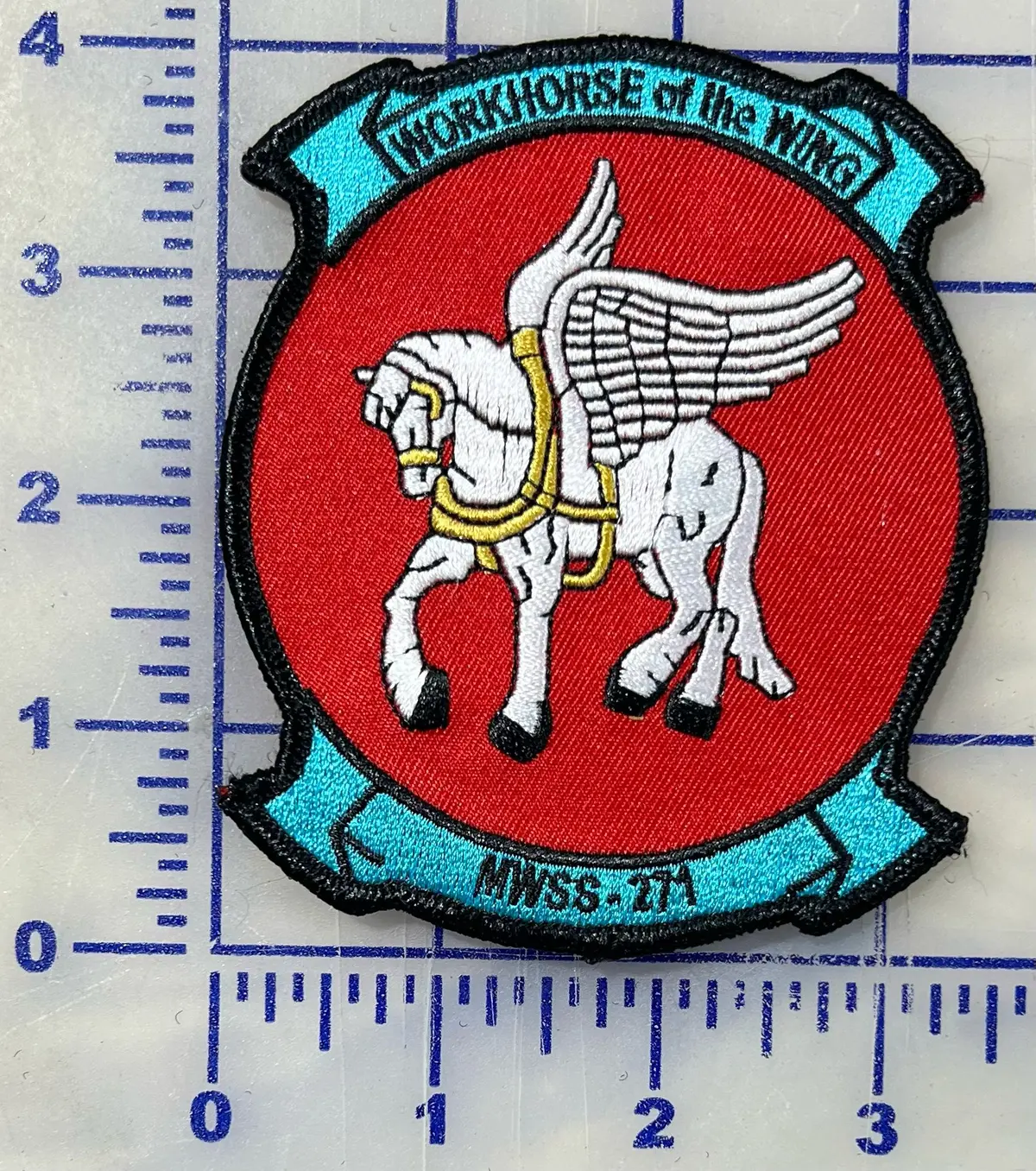 Officially Licensed Usmc Mwss-271 Workhorse Legacy Patch 1