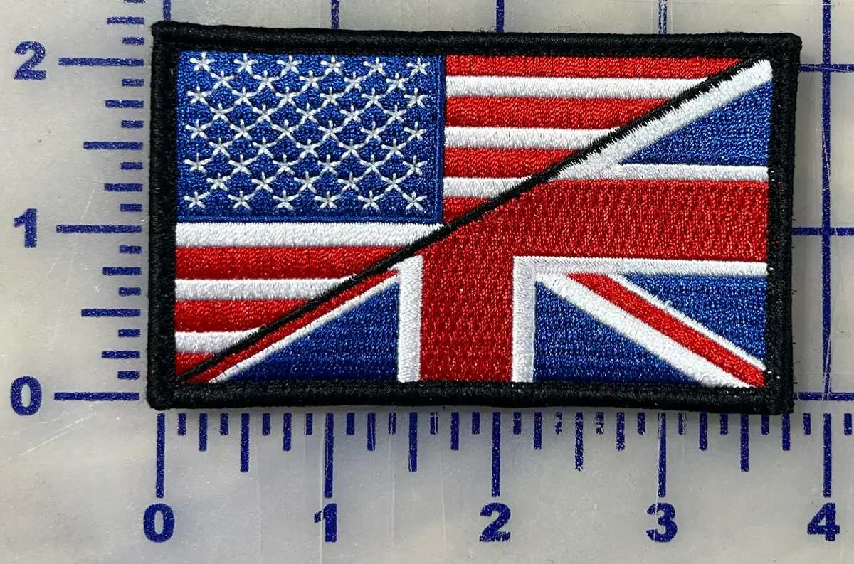 Old Glory Us Flag With Union Jack Patch 1