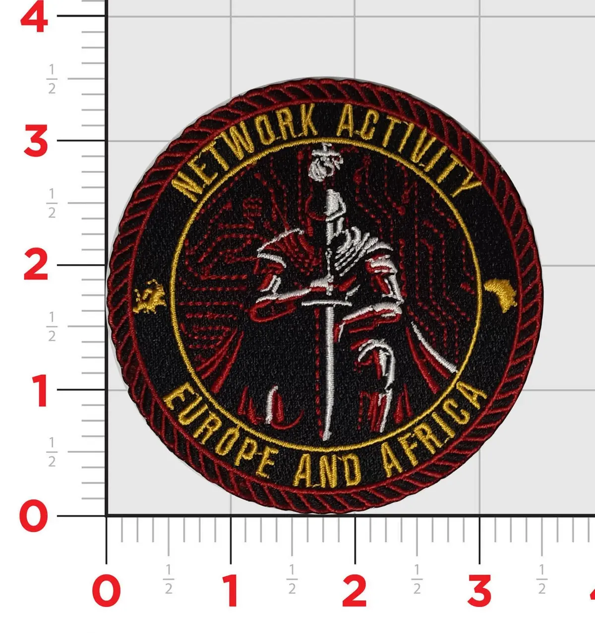 Officially Licensed Usmc Europe And Africa Network Activity Patch 1