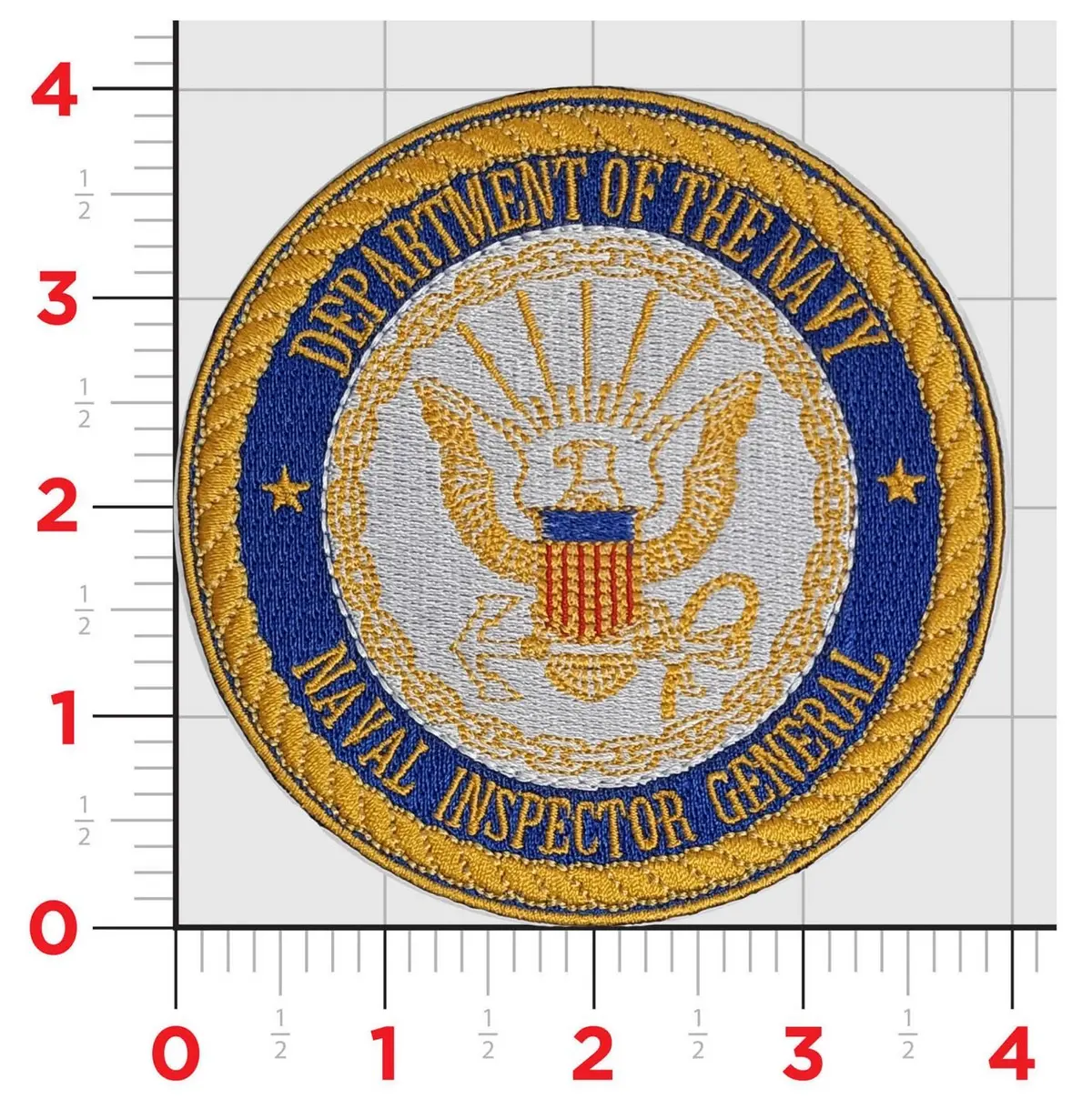 Officially Licensed Us Navy Inspector General Patch 1