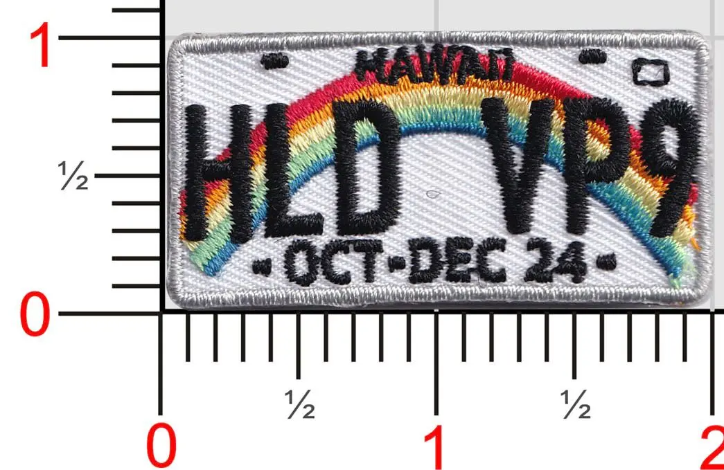 Official Vp-9 License Plate Tab Patch 1