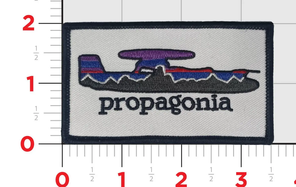 Official Vaw-121 Bluetails E-2 Hawkeye Propagonia And Carrier Flag Patches 1