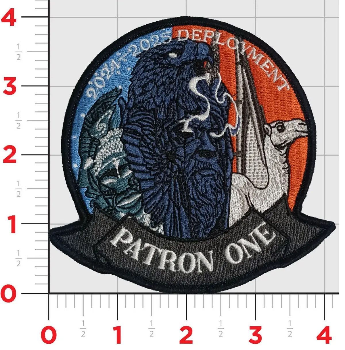 Official Vp-1 Screaming Eagles 2024-2025 Deployment Patch 1