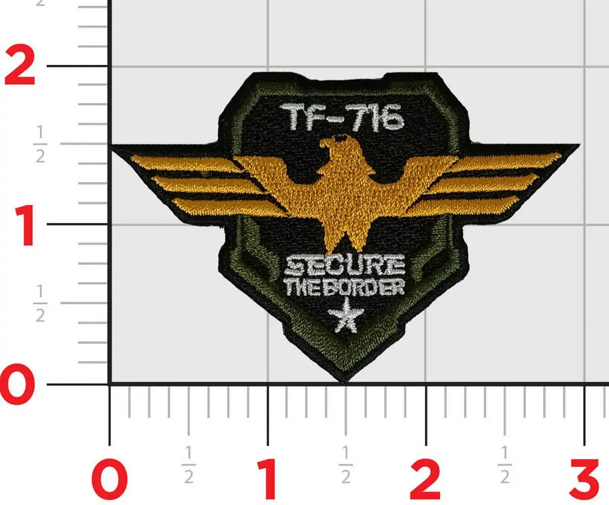 Official Us Army Task Force 716 Secure The Border Patch 1