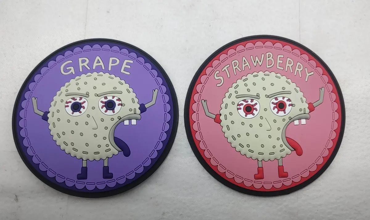 Uncrustables Strawberry And Grape Pvc Shoulder Patch 1