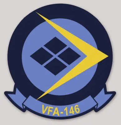 Officially Licensed Us Navy Vfa-146 Blue Diamonds Sticker 1
