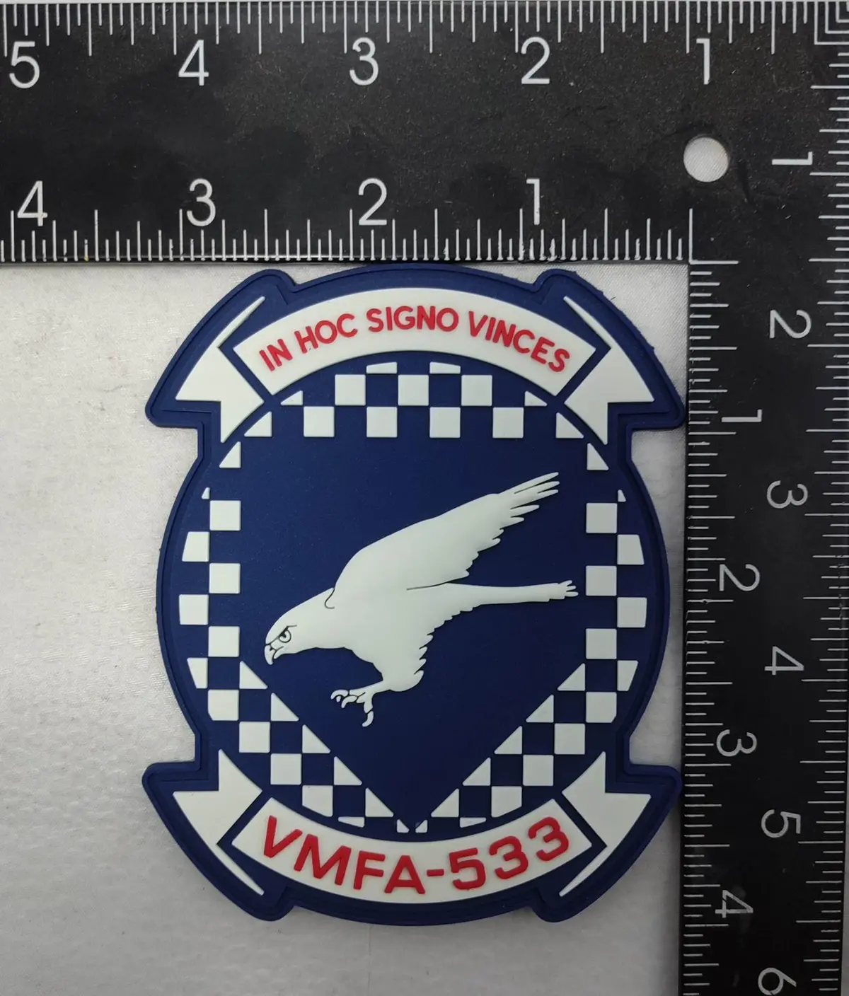 Officially Licensed Usmc Vmfa-533 Hawks Pvc Patch 2