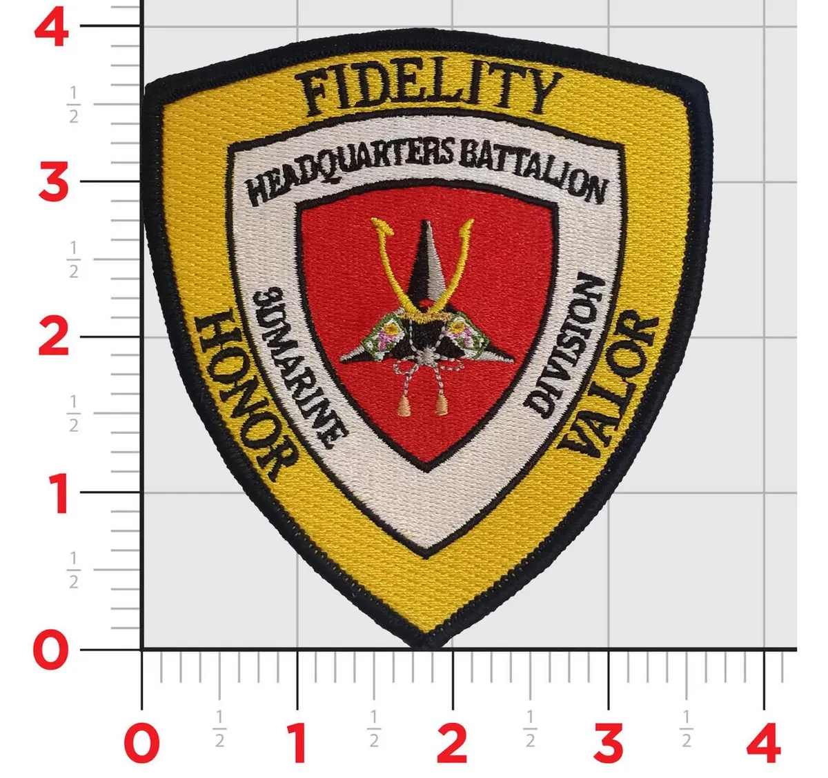 Officially Licensed 3Rd Mardiv Hq Battalion Japan Patch 1