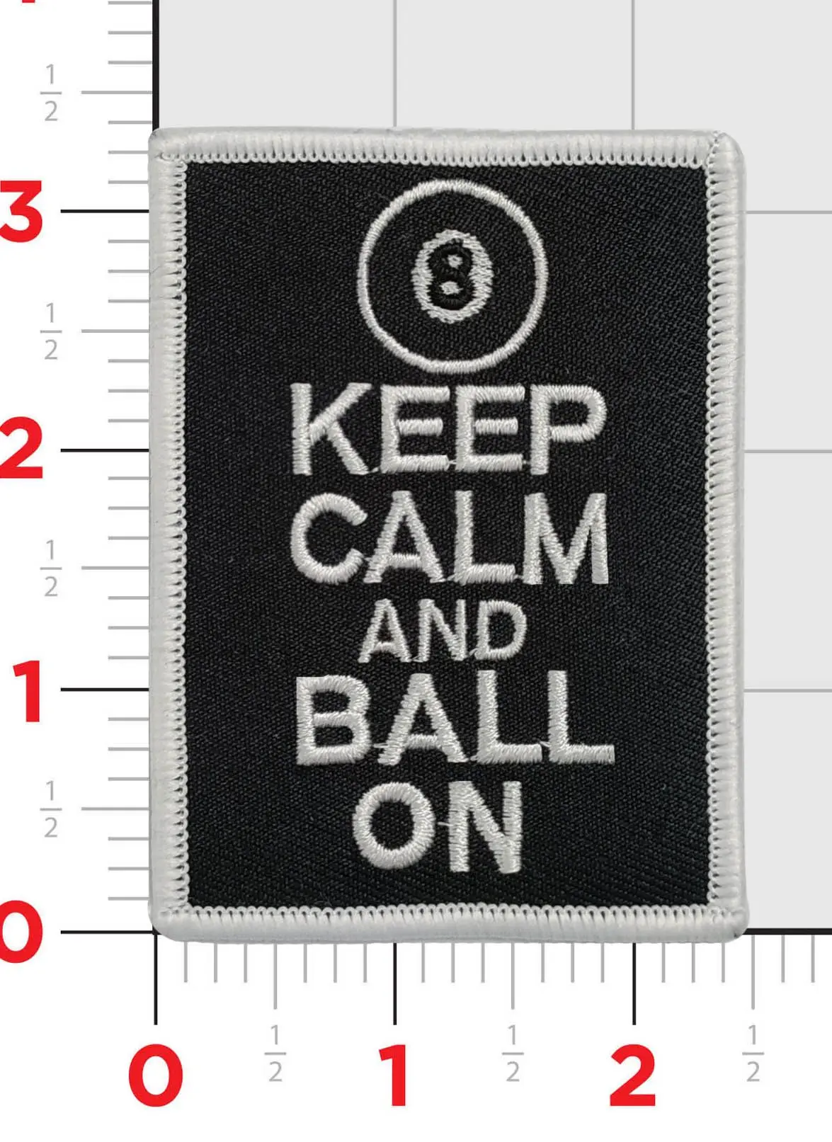 Official Ht-8 Keep Calm And Ball On Shoulder Patch 1