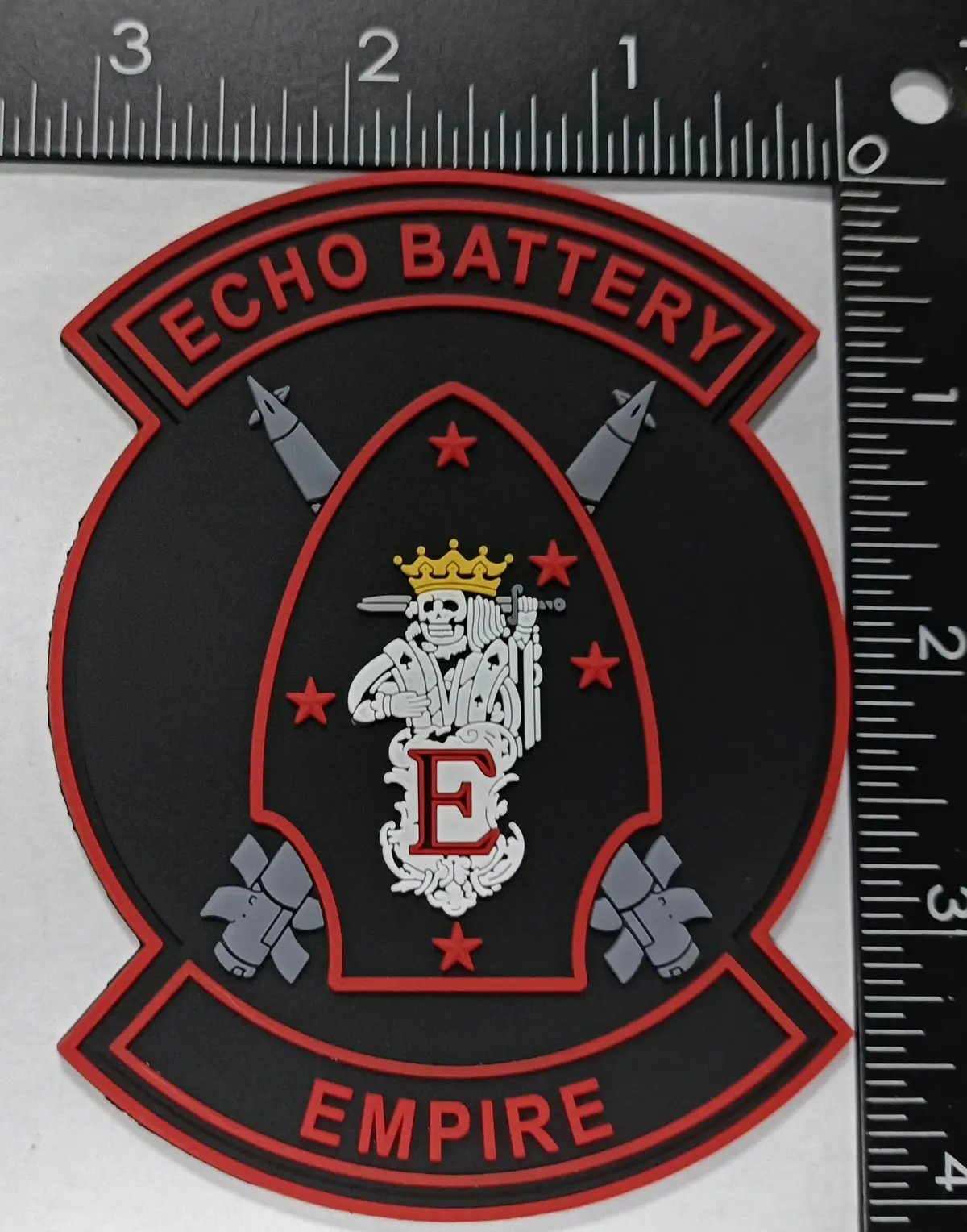 Official Echo Battery Empire Company 2Nd Battalion 10Th Marine Regiment Pvc Patch 1