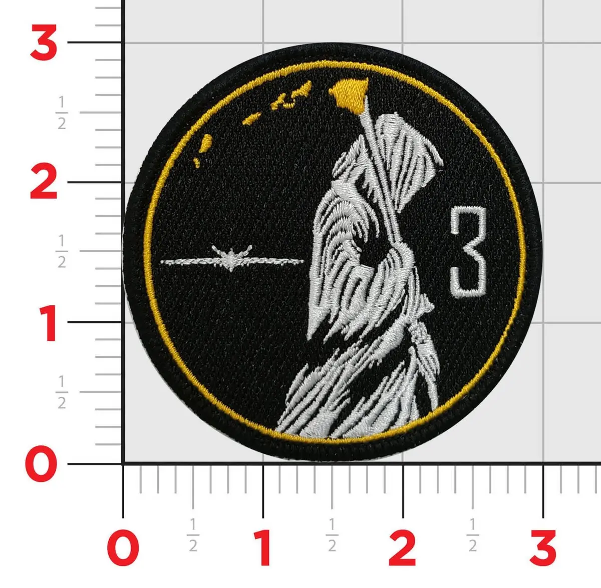 Official Vmu-3 Phantoms Hawaii Reaper Shoulder Patch 1