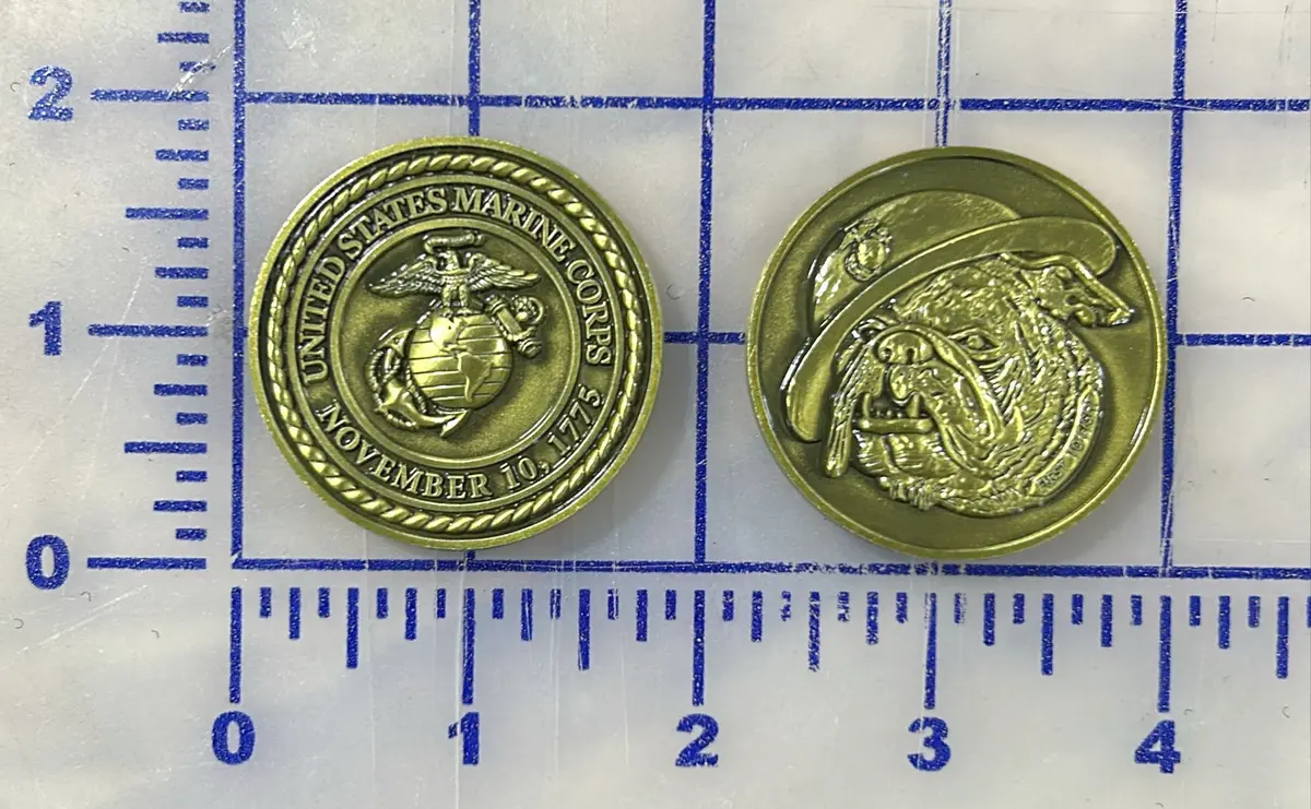 Officially Licensed Usmc Devil Dogs First To Fight Coin 1