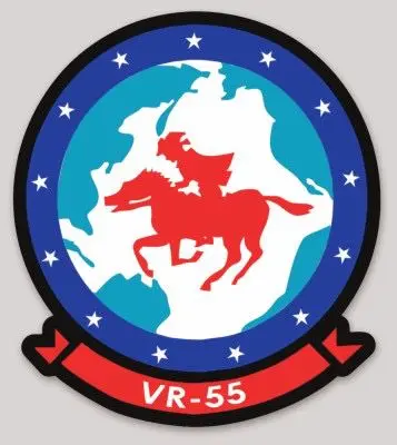 Officially Licensed Us Navy Vr-55 Minutemen Sticker 1
