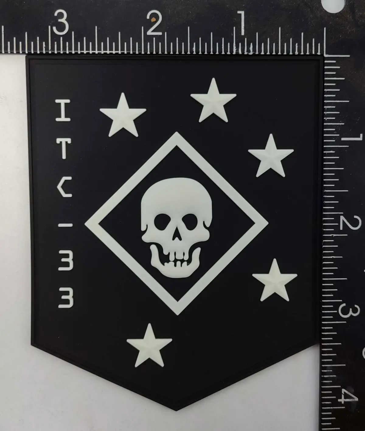 Official Raider Class Itc-33 Pvc Glow Patch 1
