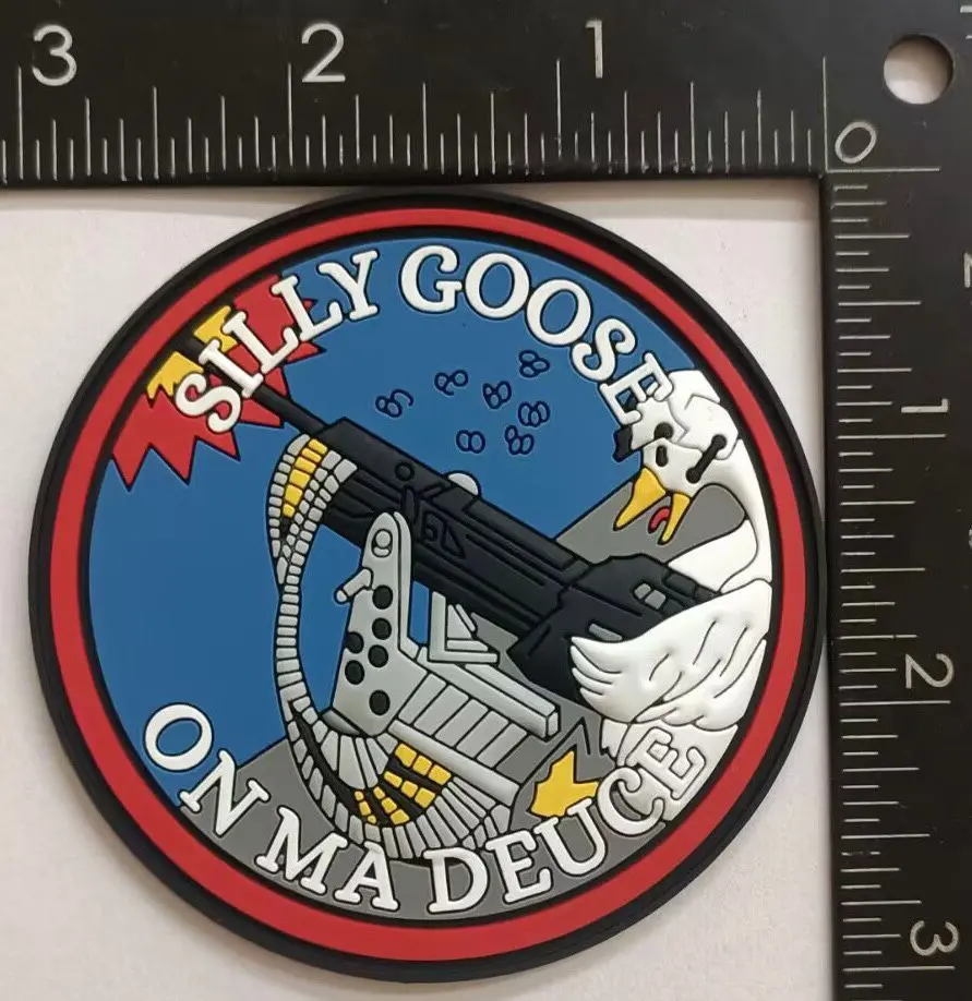 Silly Goose On Ma Deuce Pvc Shoulder Patch 1