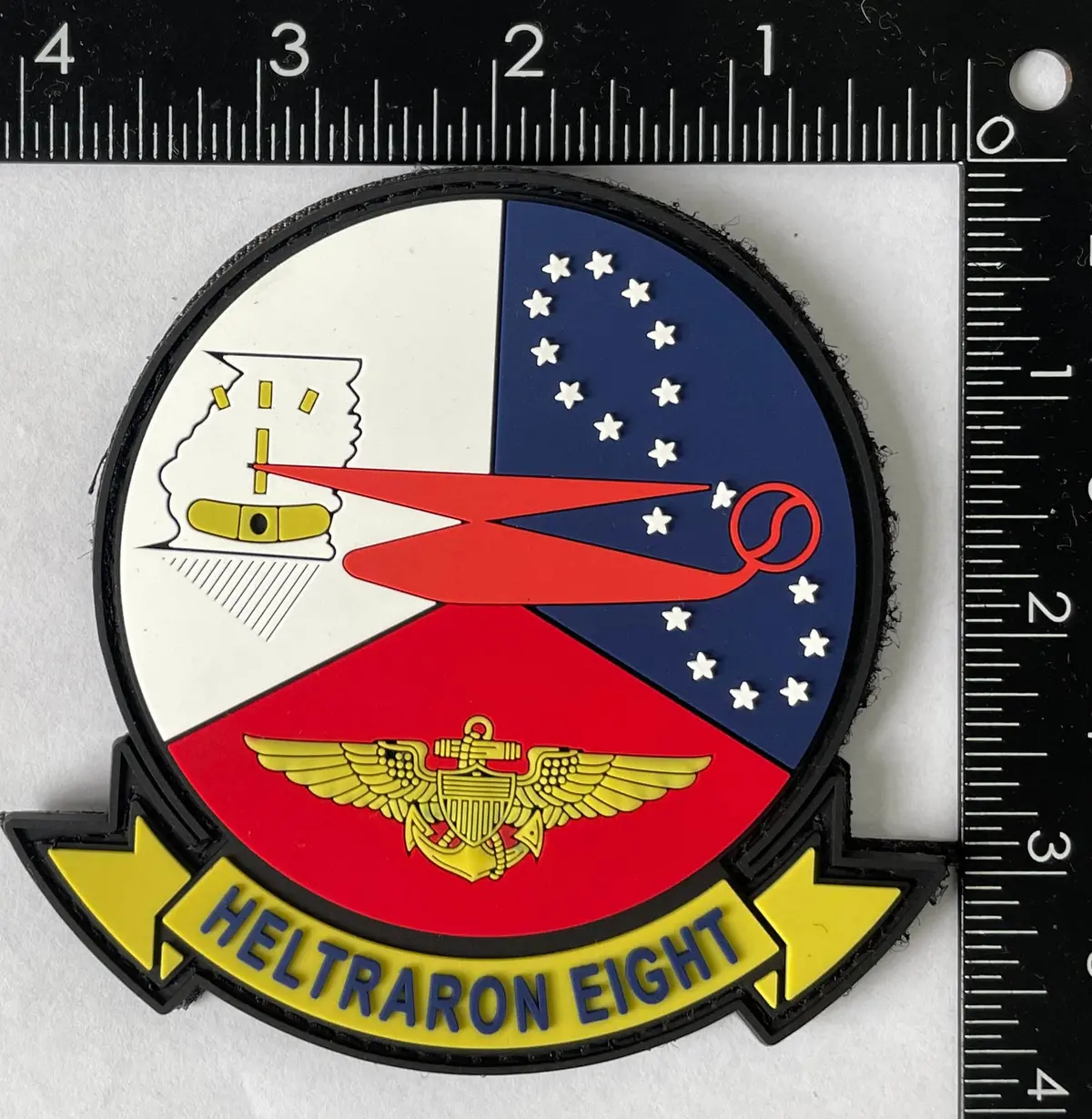 Officially Licensed Ht-8 Eightballers Pvc Squadron Patch 1