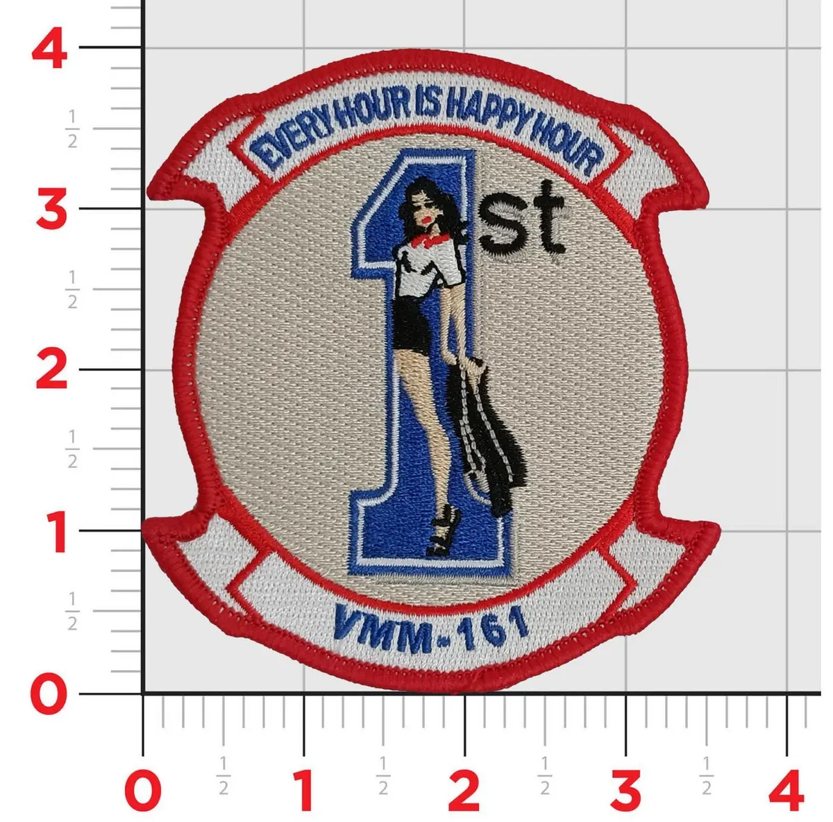 Official Vmm-161 Greyhawks Friday Every Hour Is Happy Hour Patch 1