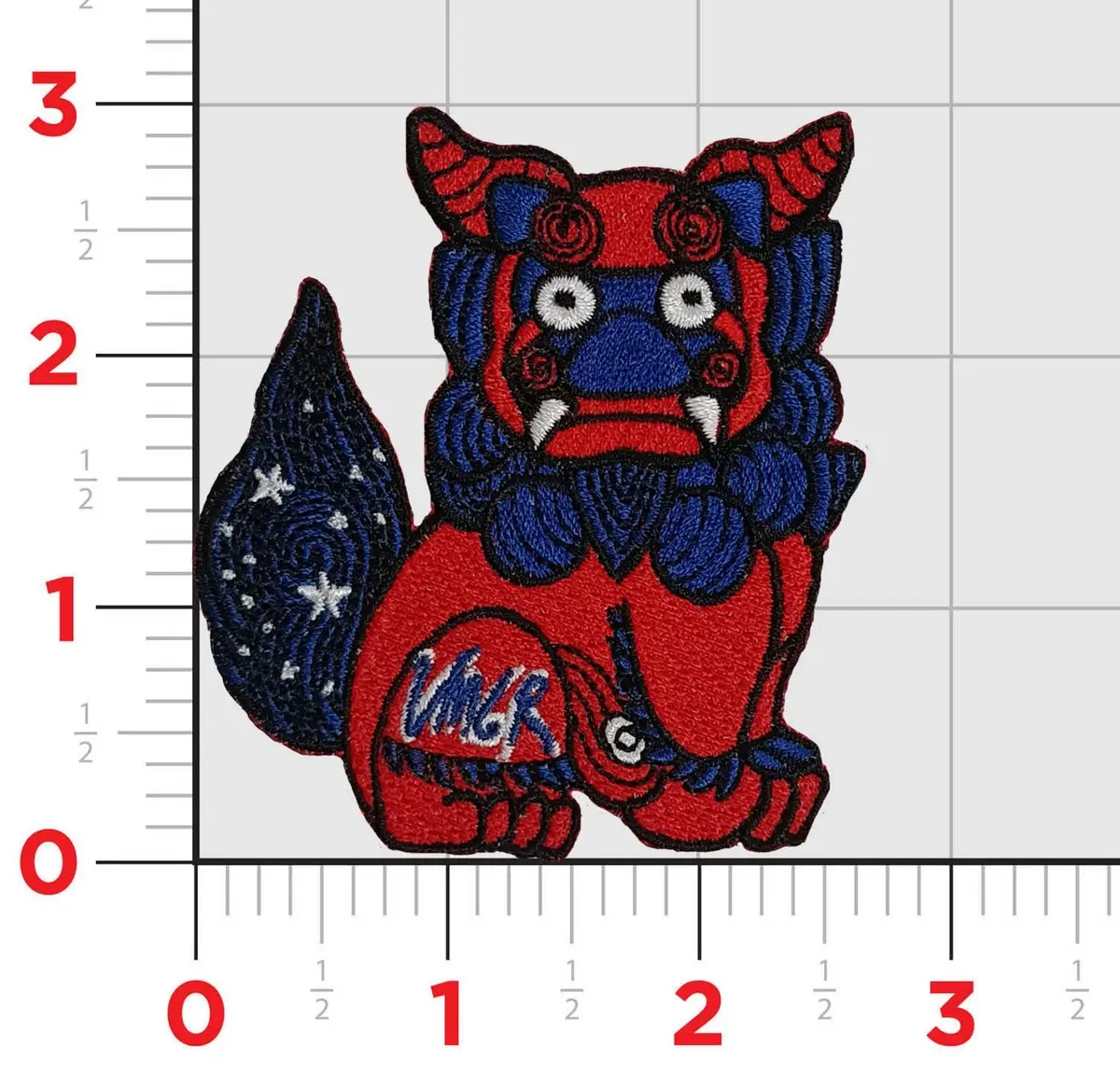 Official Vmgr-153 Hercules Shisa Dogs Patch 1