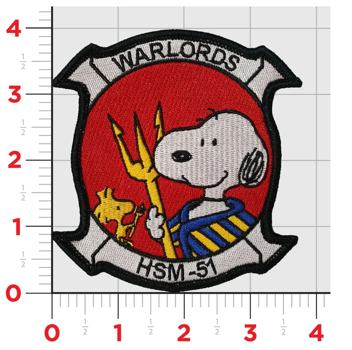 Official Hsm-51 Warlords Snoopy Patch 1