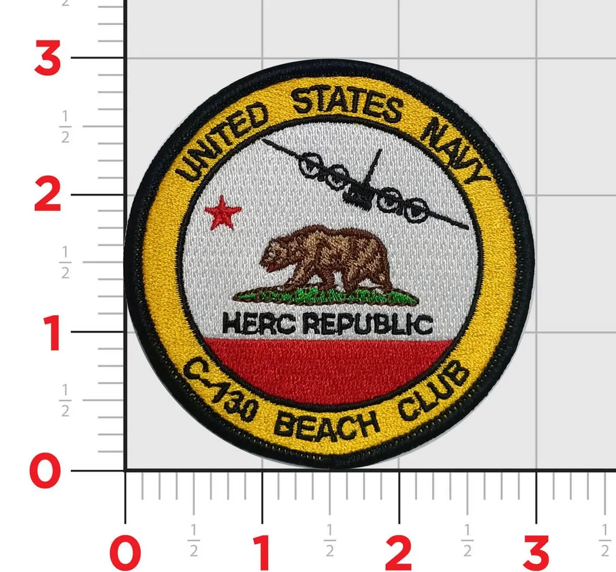 Official Vr-55 Minutemen California Herc Republic Shoulder Patch 1