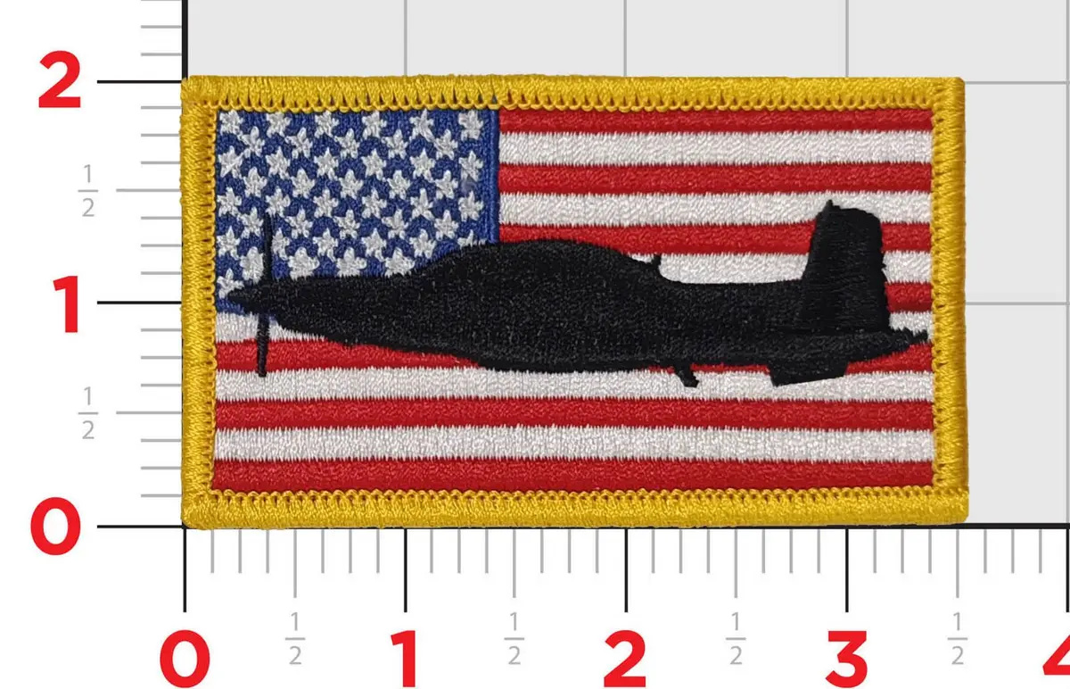 T-6 Texan Ii Us Flag Patch 1