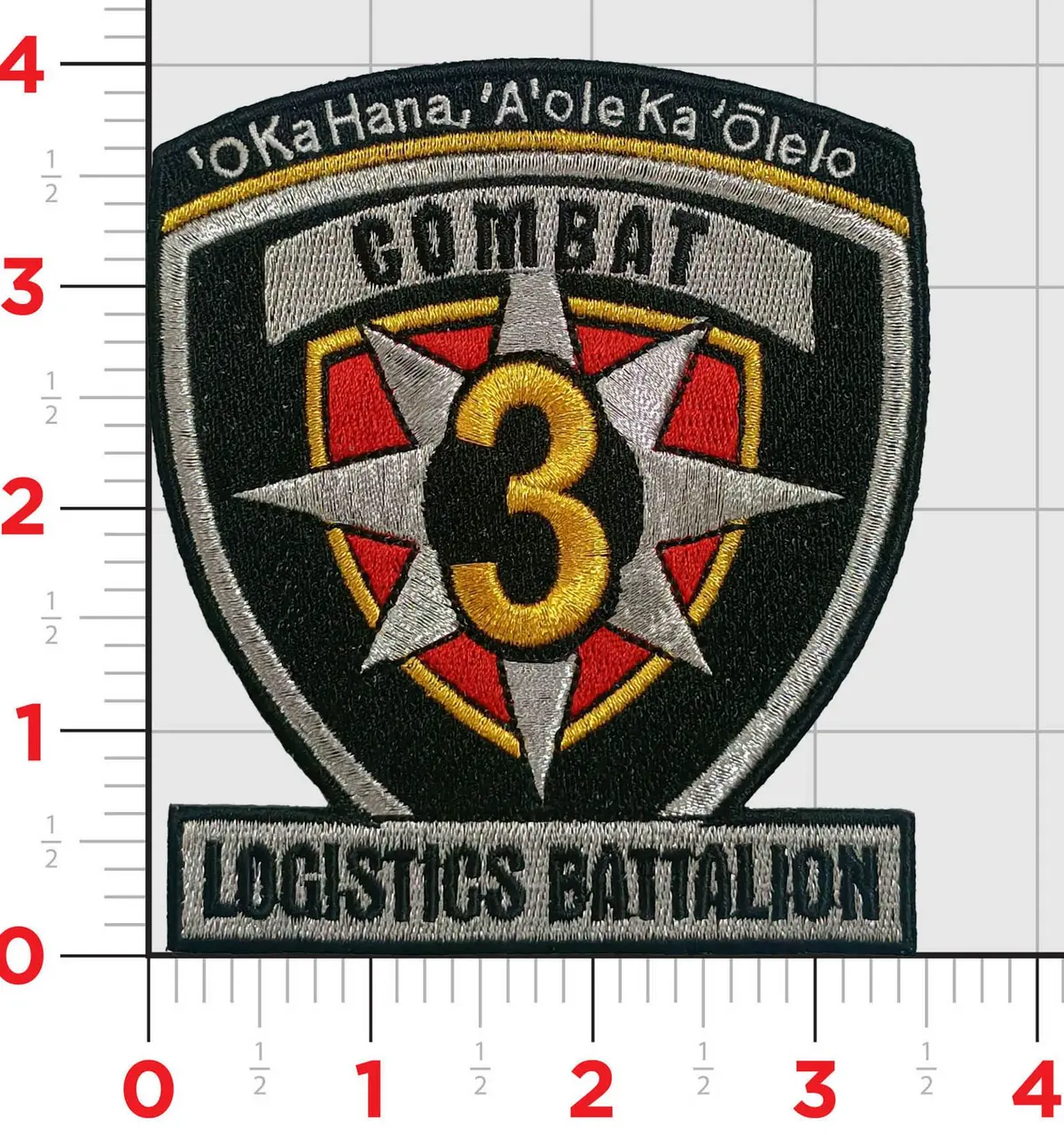 Officially Licensed Usmc 3Rd Combat Logistics Battalion Patch 1