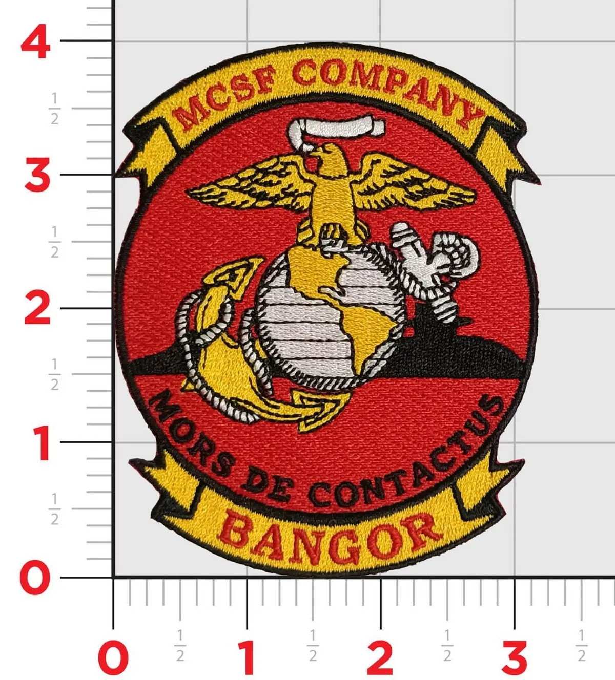Officially Licensed Usmc Marine Corps Security Forces Bangor Patch 1