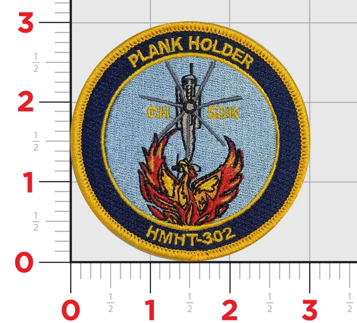 Official Hmht-302 Phoenix Ch-53 King Stallion Shoulder Patches 1