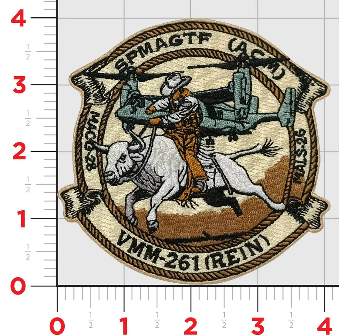 Official Vmm-261 Rein Raging Bulls Spmagtf Patch 1