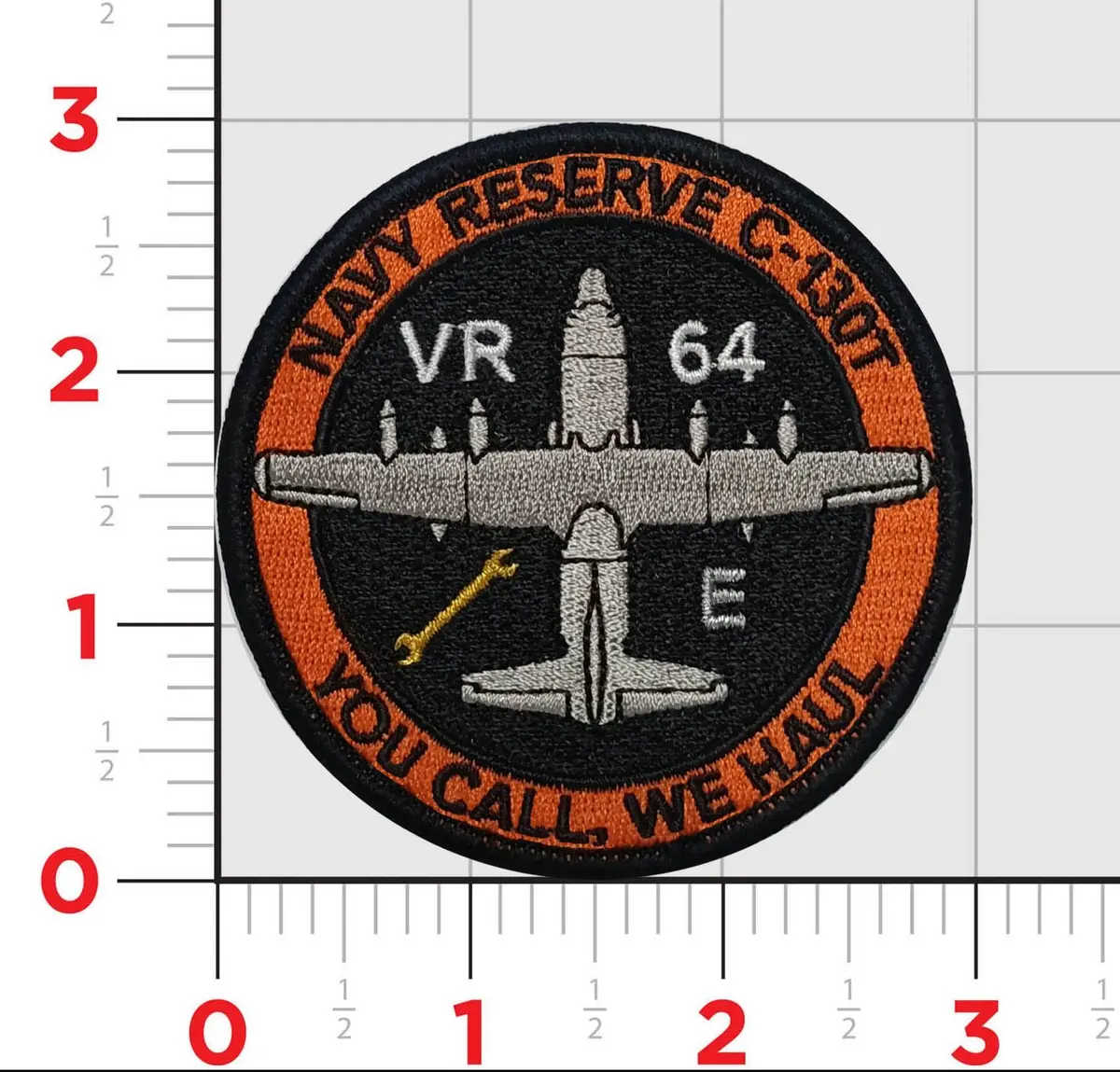 Official Vr-64 Condors C-130 You Call, We Haul Patch 1