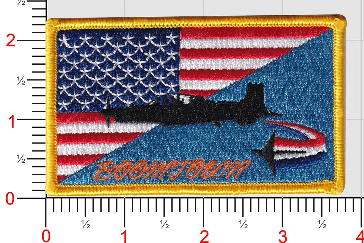 Official Vt-27 Boomers Us Flag Patch 1
