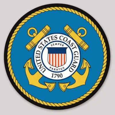 Officially Licensed Us Coast Guard Sticker 1