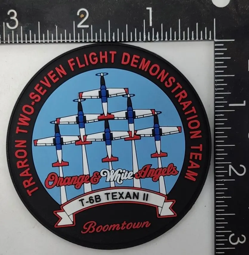 Official Vt-27 Boomers T-6B Texan Ii Demo Team Pvc Patch 1