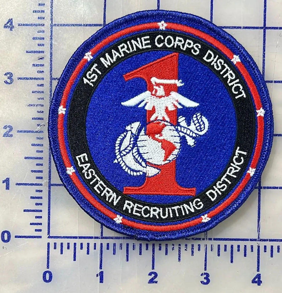 Officially Licensed 1St Marine Corps Recruiting District, Eastern Recruiting District Patch 1