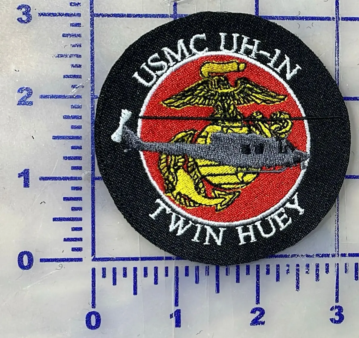Officially Licensed Usmc Commemorative  Uh-1N Twin Huey Patch 1