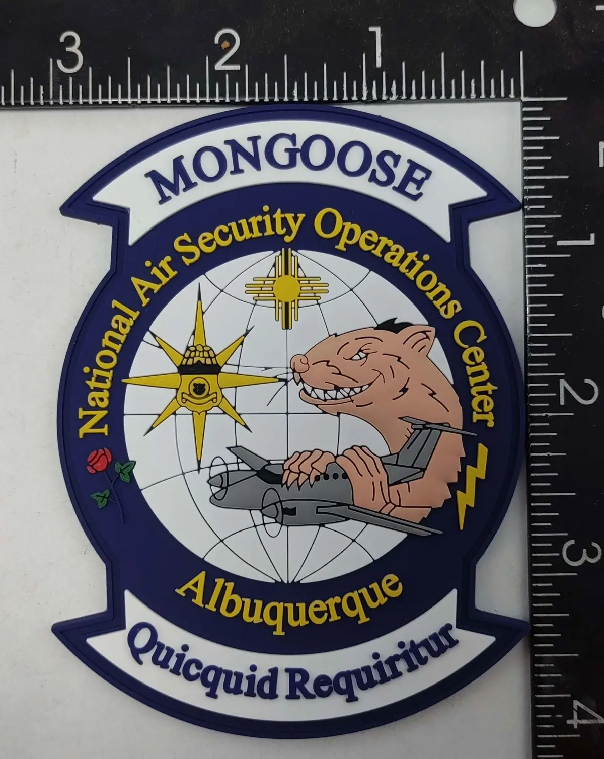 Official Cbp Nasoc Albuquerque Mongoose Pvc Patch 1