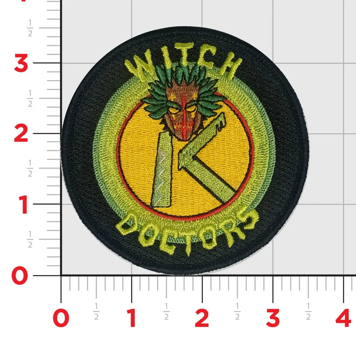 Official Marine Air Control Squadron Macs-4 Kilo Company Witch Doctors Patch 1