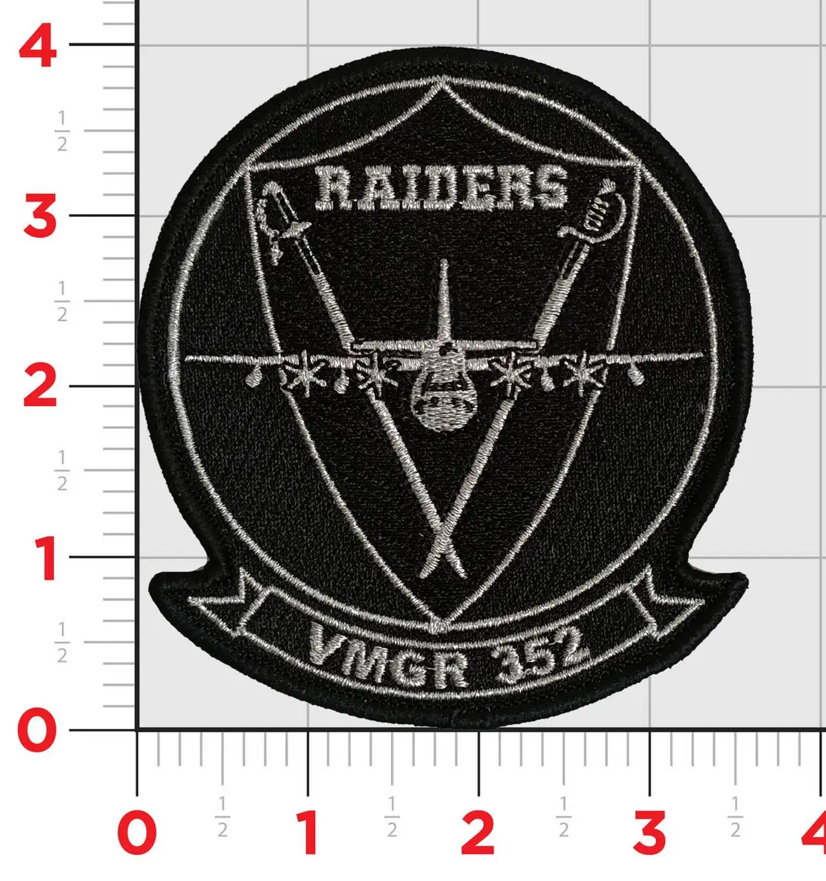 Officially Licensed Usmc Vmgr-352 Raiders 2025 Command Patch 1