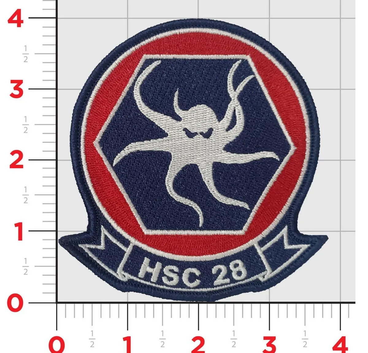 Officially Licensed Us Navy Hsc-28 Dragonwhales Squadron Patch 1