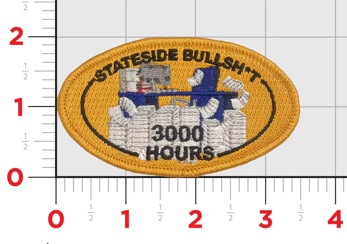 3000 Hours Of Stateside Bullshit Patch 1