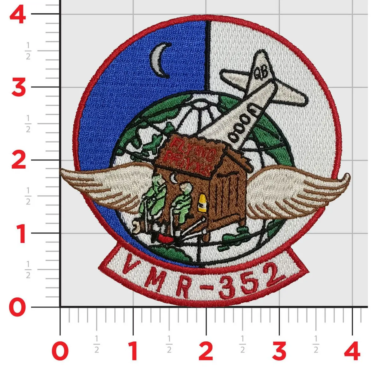 Officially Licensed Usmc Vmr-352 Squadron Patch 1