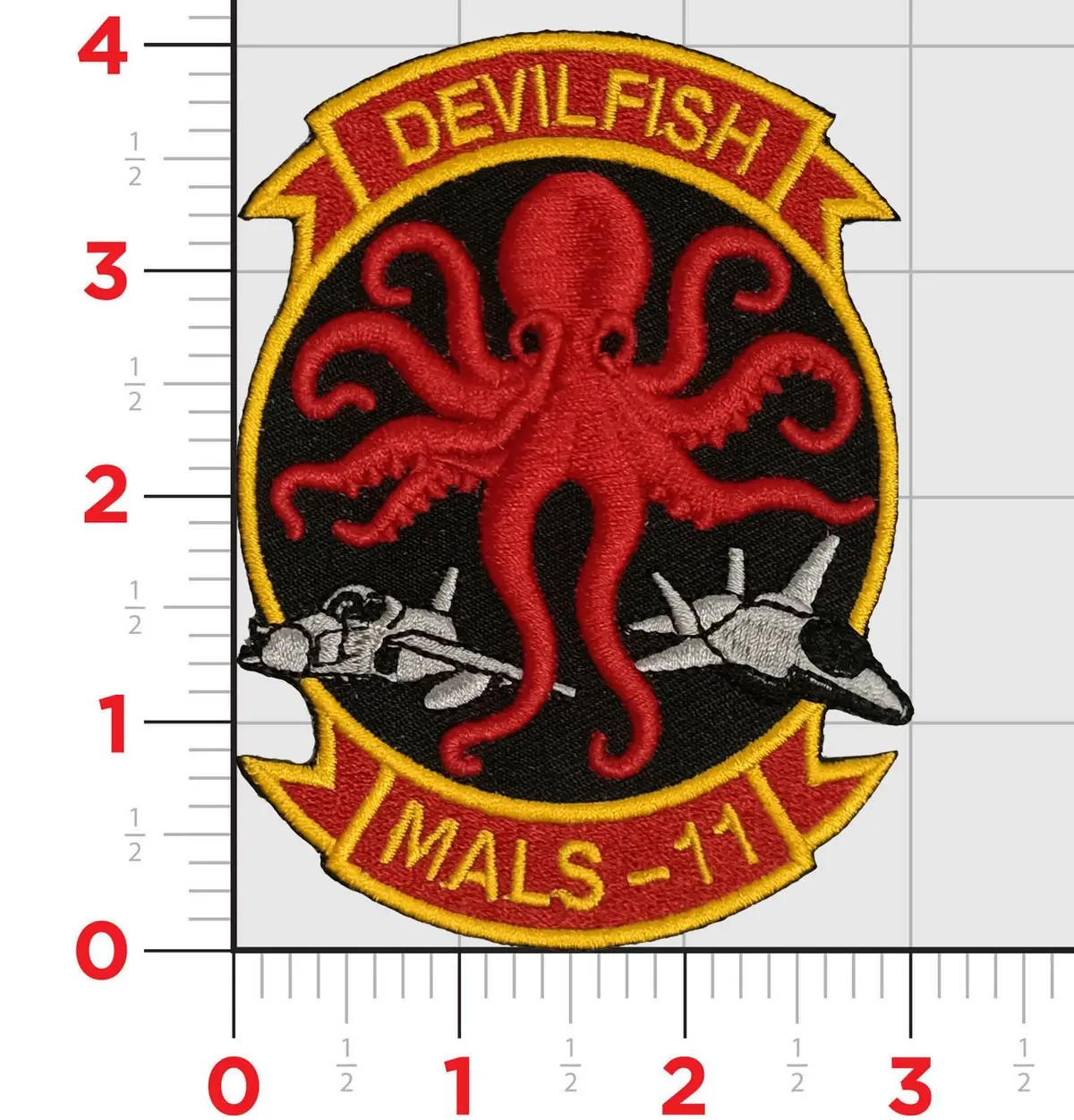 Official Mals-11 Devilfish Chest Patch 1