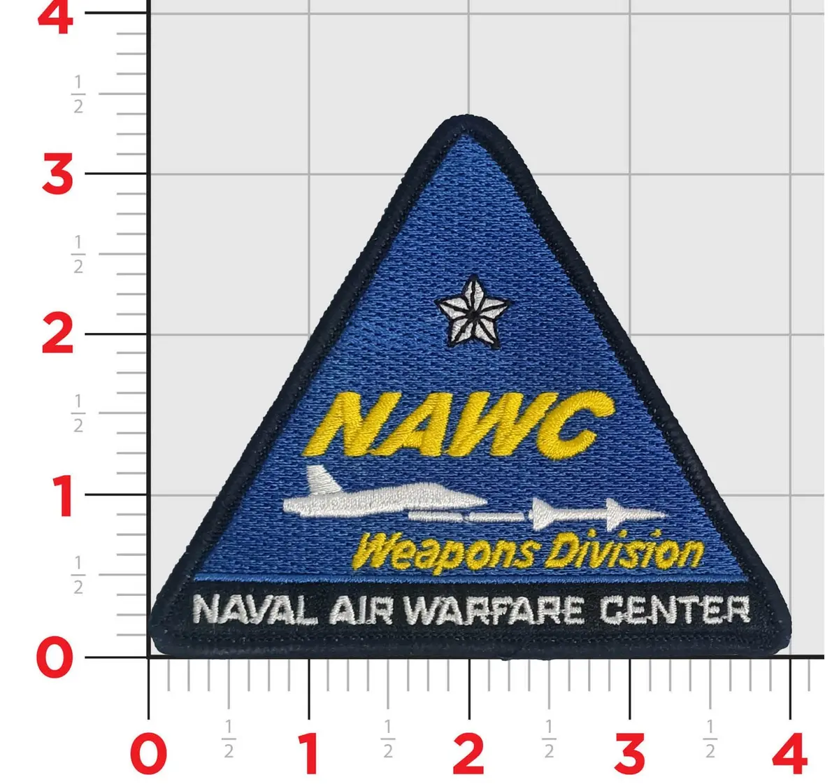 Officially Licensed Us Navy Nawc Naval Air Warfare Center Patch 1