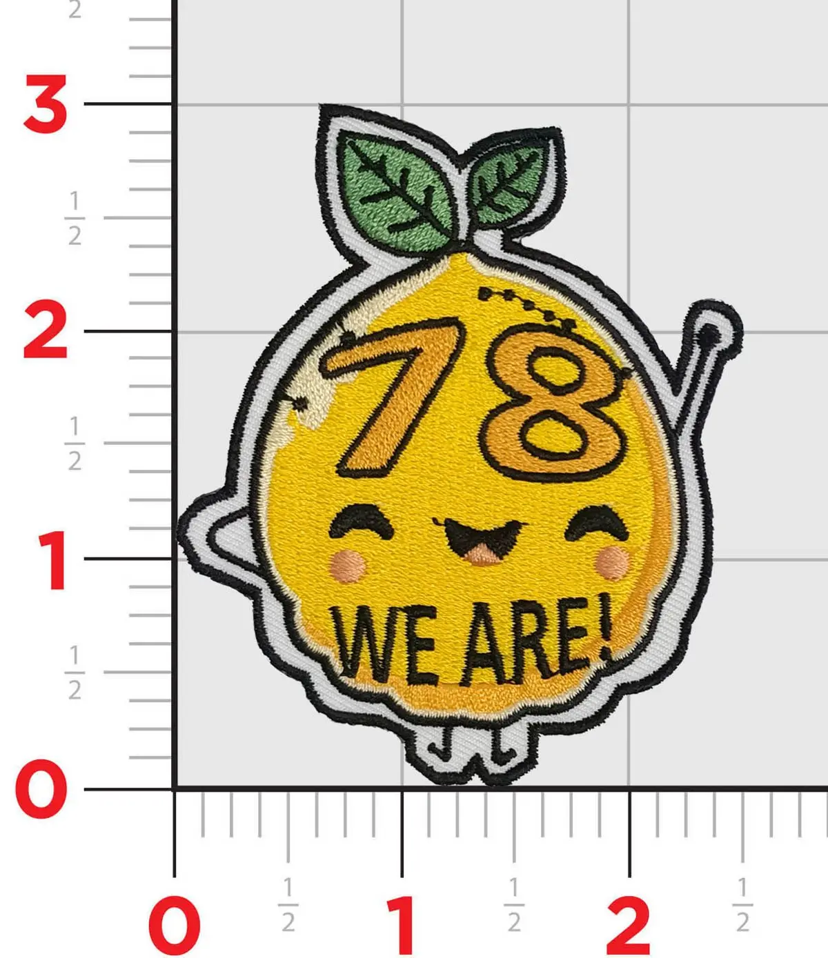 Official Cvn-78 Uss Gerald Ford Lemon Patch 1