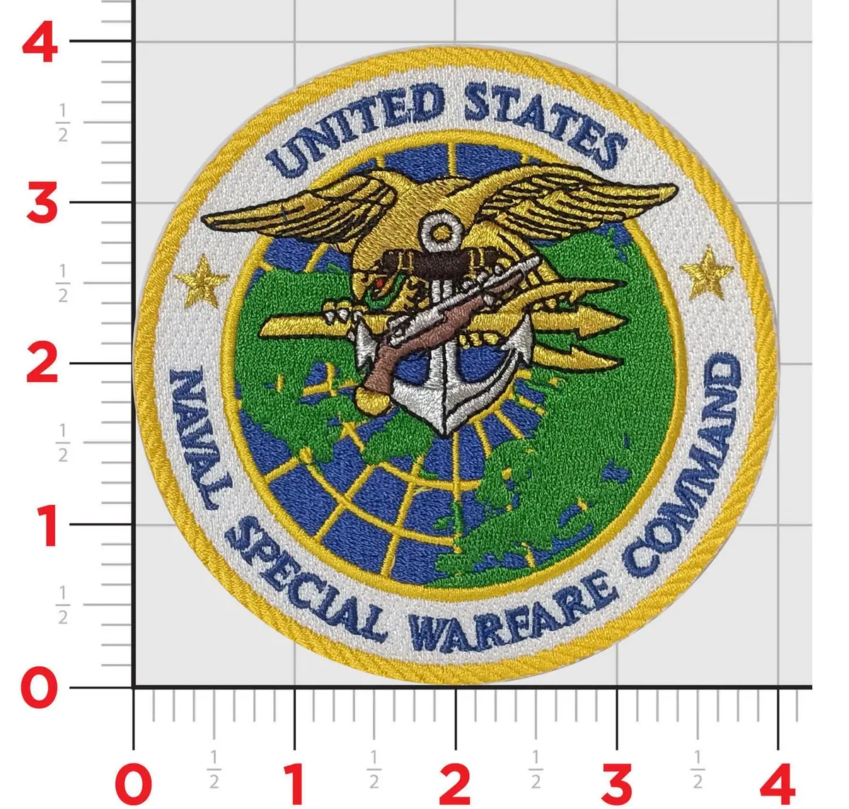 Officially Licensed Us Navy Special Warfare Command Seals Patch 1