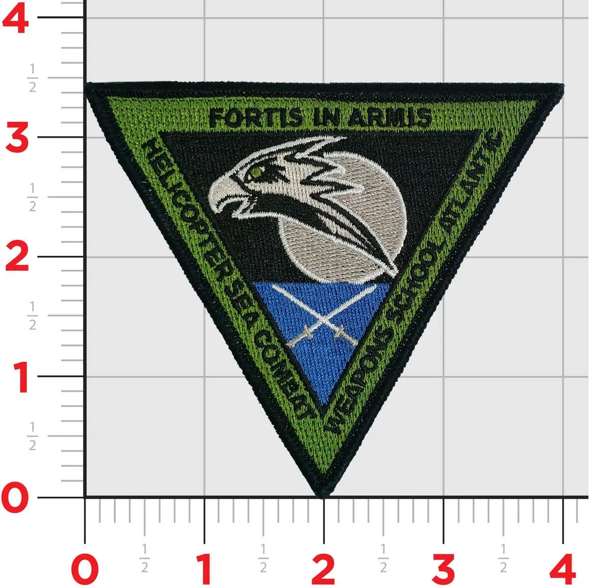 Officially Licensed Us Navy Hscwsl Helicopter Sea Combat Weapons School Atlantic 2025 Command Patch 1