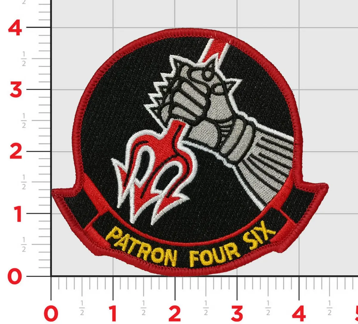 Officially Licensed Us Navy Vp-46 Grey Knights Squadron Patches 1