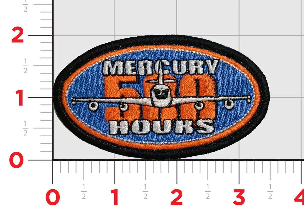 Boeing 707 E-6B Mercury Hours Patches 1