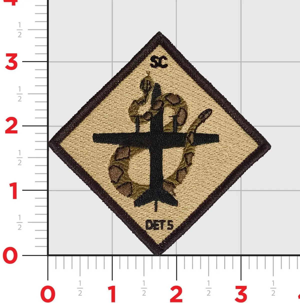 Official South Carolina Army National Guard Det 5 Patch 1