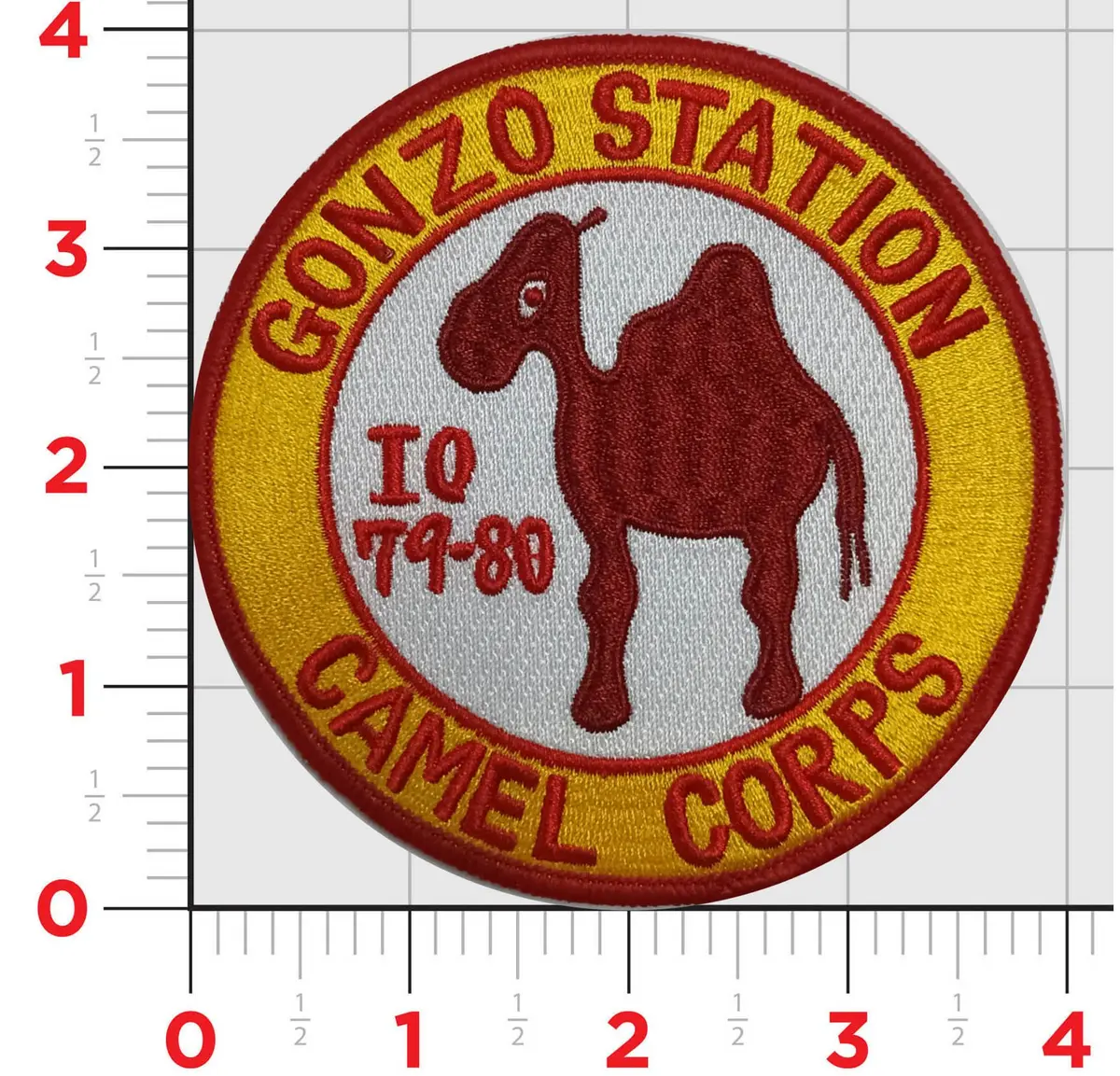 Gonzo Station Camel Corps 1979-1980 Patch 1